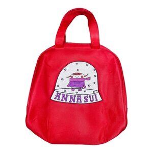 Vintage Y2K Anna Sui Retro Logo Red Bag